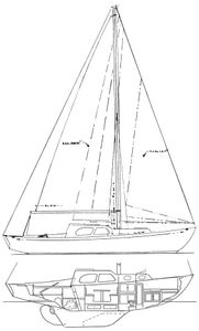 Islander 32 Drawing