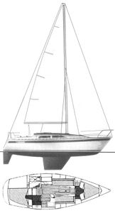 Moody 31 Mk I Drawing