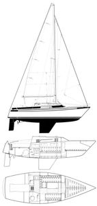 Duetta 86 (Dehler) Drawing