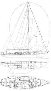 Caravelle 42 (Alden) Drawing