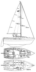 Buccaneer 240 Drawing