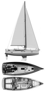 Sun Odyssey 409 (Jeanneau) Drawing