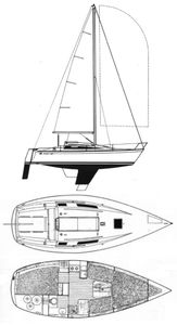 First 26 (Beneteau) Drawing