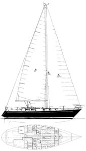 Pedrick 38 (Cheoy Lee) Drawing