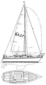 Bandholm 27 Drawing
