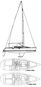Sun Fast 36 (Jeanneau) Drawing