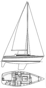 Attalia 32 (Jeanneau) Drawing