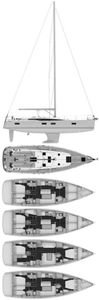 Jeanneau Yachts 54 Drawing