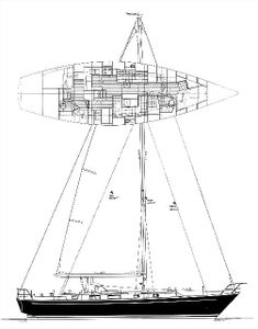 Pedrick 47 (Cheoy Lee) Drawing