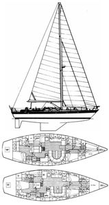 Oyster 53 (Holman & Pye) Drawing