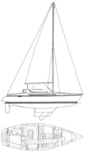 Espace 1100 (Jeanneau) Drawing