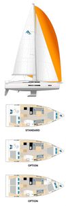 Hanse 360 Drawing