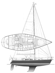 Sabre 386 Drawing