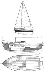 Forban Mk I (Beneteau) Drawing