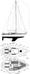 First 27 (Beneteau) Drawing