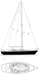Pedrick 41 (Cheoy Lee) Drawing