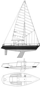 Dufour 1300 Drawing
