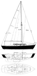 Dolphin 24 (S&S) Drawing