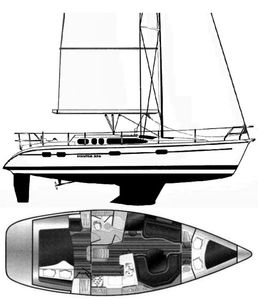 Hunter 376 Drawing