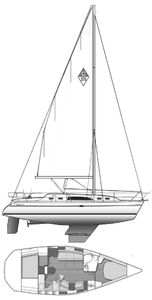 Catalina 375 Drawing