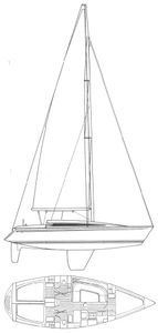Sun Fast 39 (Jeanneau) Drawing