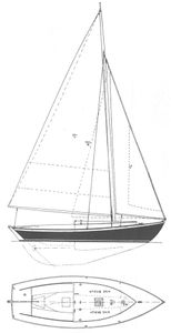 Marlin (Herreshoff) Drawing