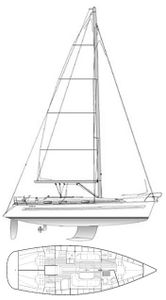 Bavaria Cruiser 38 Drawing