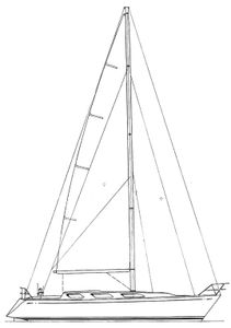 Dufour 42 (S&S) Drawing