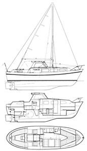 Finnsailer 29 Drawing