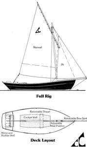 Cornish Coble Drawing
