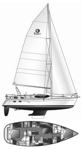 Hunter 45 CC Drawing