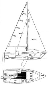 Clipper Marine 21 Drawing