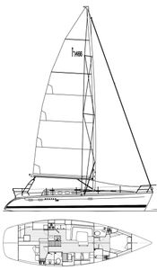 Hunter 466 Drawing