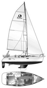 Hunter 356 Drawing