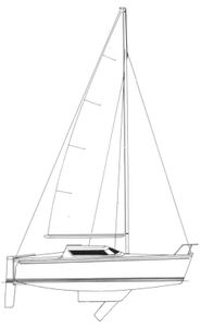 Tonic 23 CB (Jeanneau) Drawing