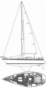 Hunter 40-1 Drawing