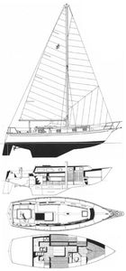 Gulfstar 37 Drawing
