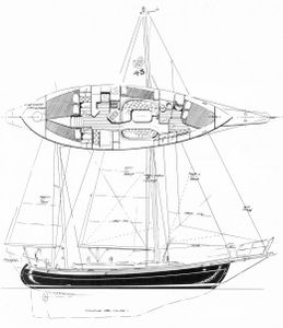 Hans Christian 43 Drawing