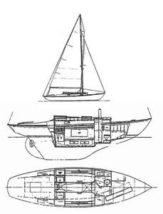 Islander 30 (Hinckley-1938) Drawing