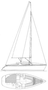Sun Odyssey 28.1 (Jeanneau) Drawing