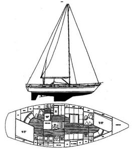Hylas 44 Drawing
