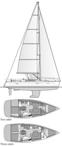 Beneteau 40 Drawing