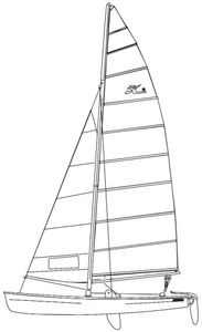 Hobie 18 Drawing