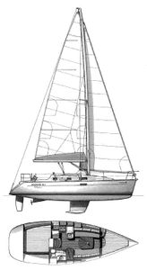 Beneteau 311 Drawing