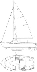 Arcachonnais (Jeanneau) Drawing