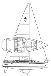 Catalina 390 Drawing