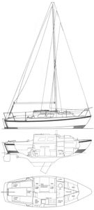 Seamaster Sailer 23 Drawing